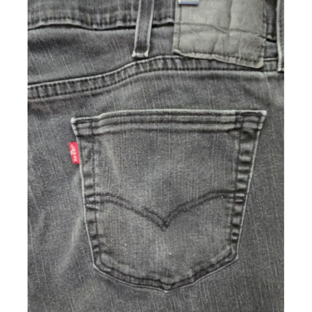 Levis 559 Mens Jeans 38x30 Black Relaxed Straight Fit Denim Pants Classic Work - Picture 6 of 12